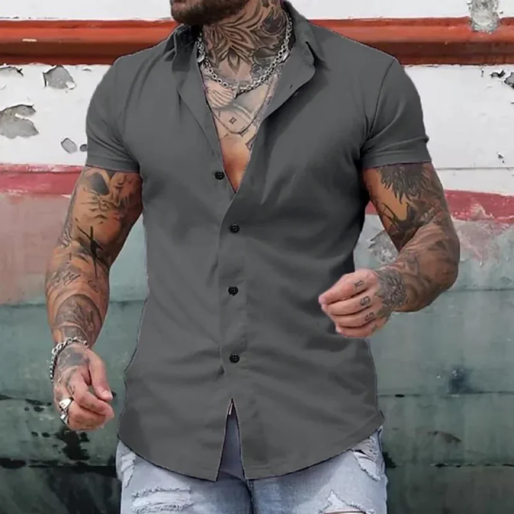Joris | Herren Sommer Hemd Schlicht