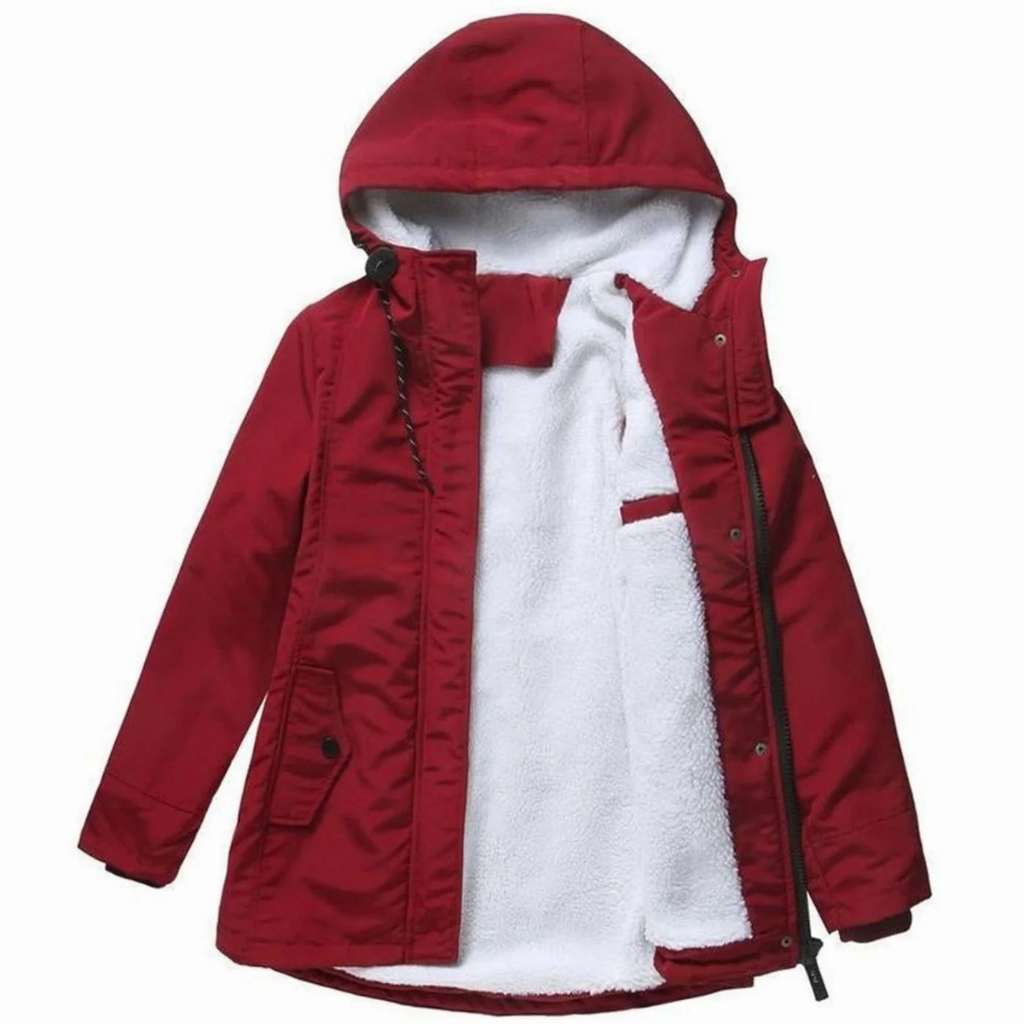 Josefa | Damen Winterjacke isoliert und warm mit Kapuze