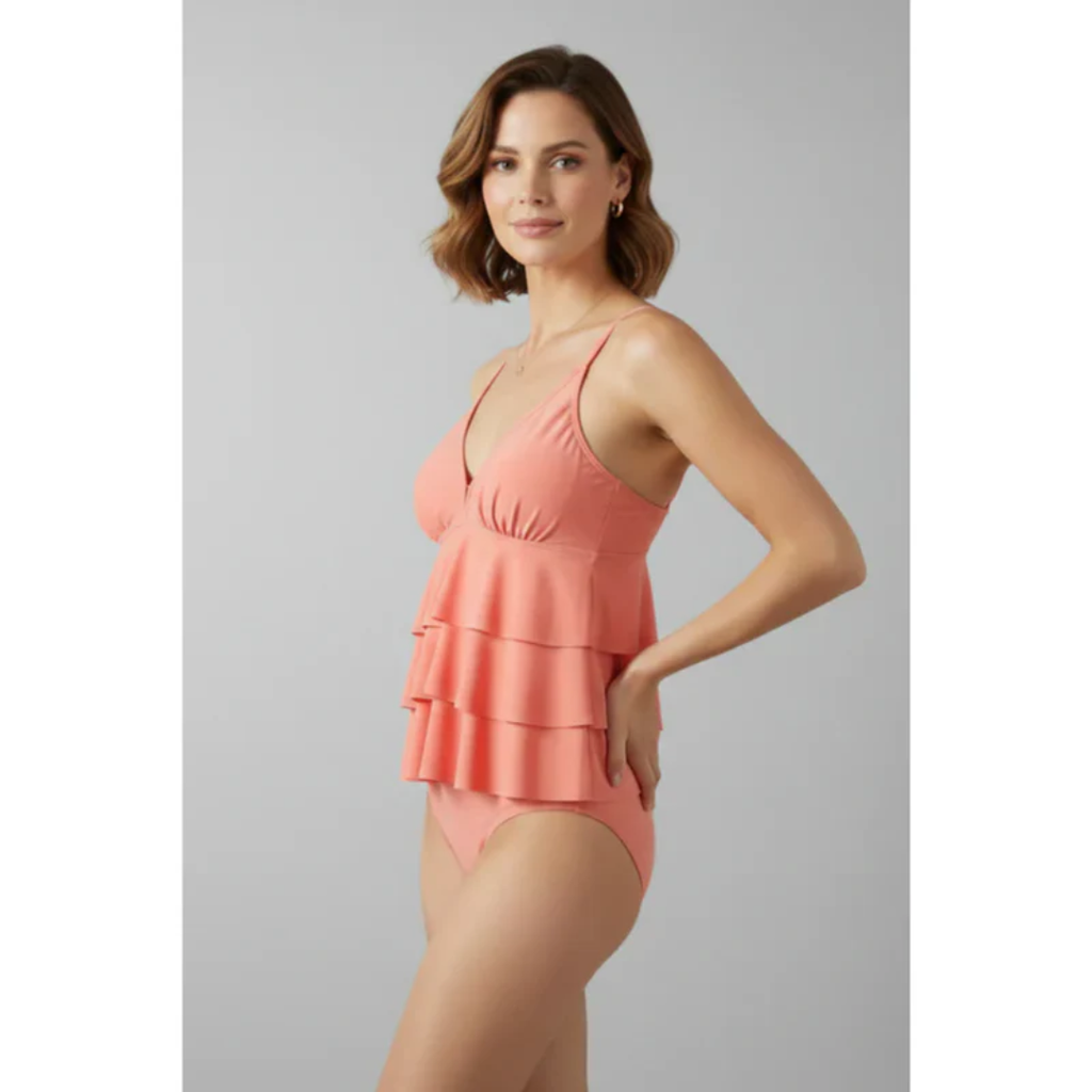 Judith | Damen Tankini Set Strand Badebekleidung Elegant