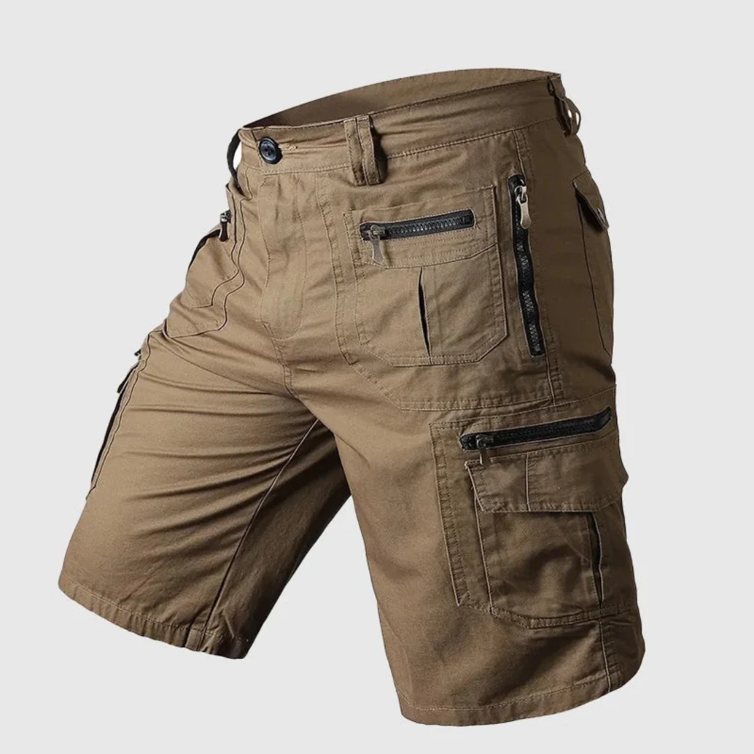 Julian | Herren Cargo Shorts Mit Reißverschluss Taschen Für Sommer