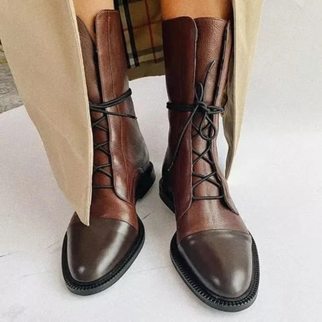 Juliana | Damen Orthopädische Stiefeletten Mit Vintage Design Und Komfort
