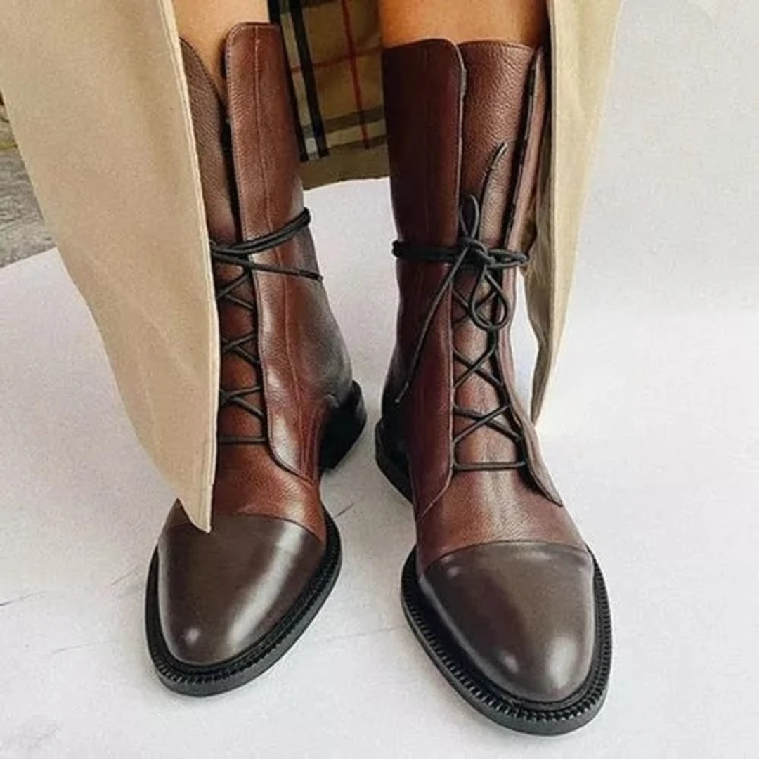 Juliana | Damen Orthopädische Stiefeletten Mit Vintage Design Und Komfort