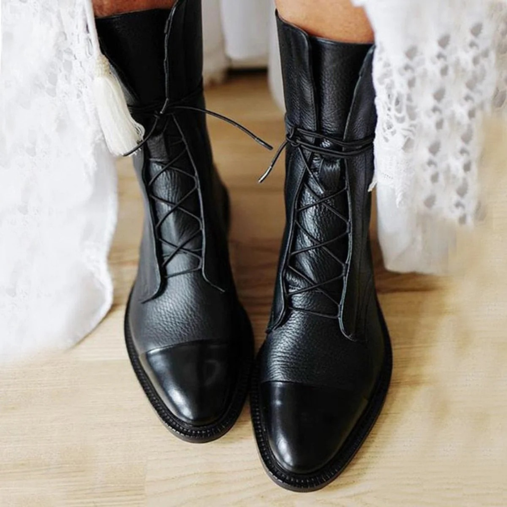 Juliana | Damen Orthopädische Stiefeletten Mit Vintage Design Und Komfort