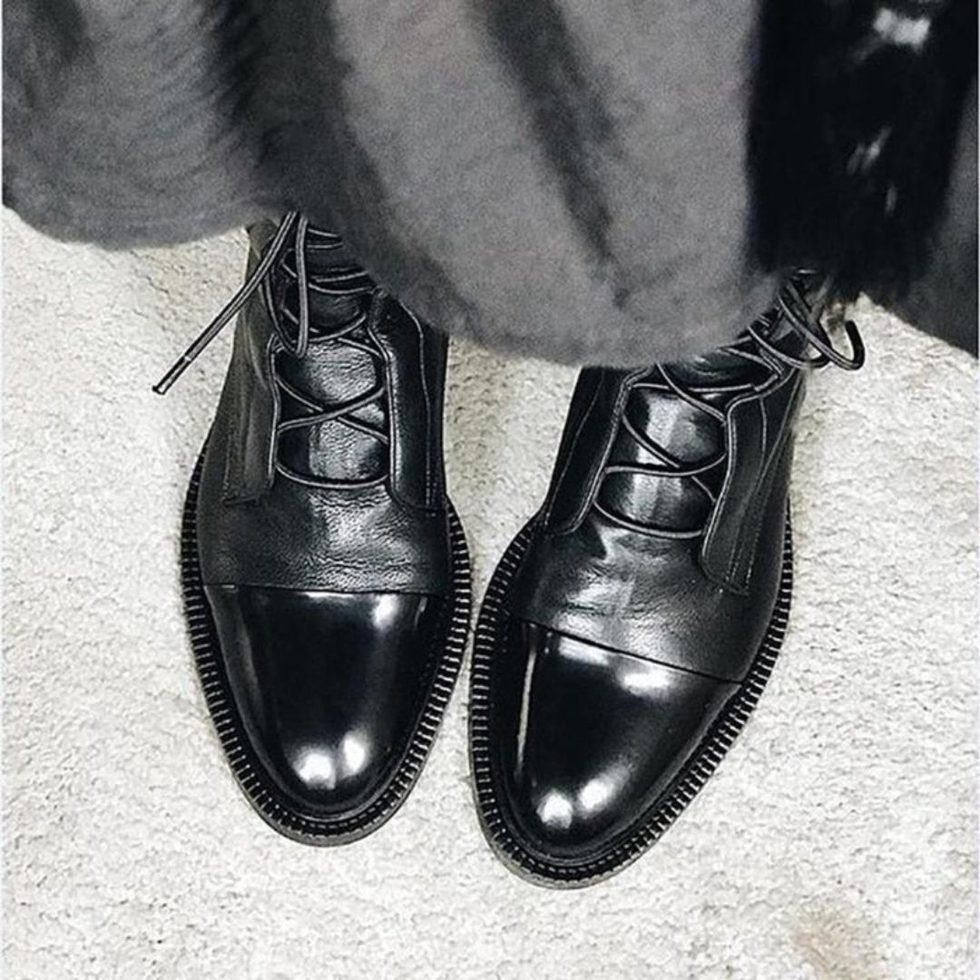 Juliana | Damen Orthopädische Stiefeletten Mit Vintage Design Und Komfort