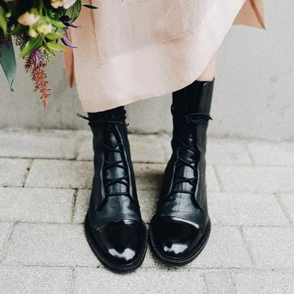 Juliana | Damen Orthopädische Stiefeletten Mit Vintage Design Und Komfort