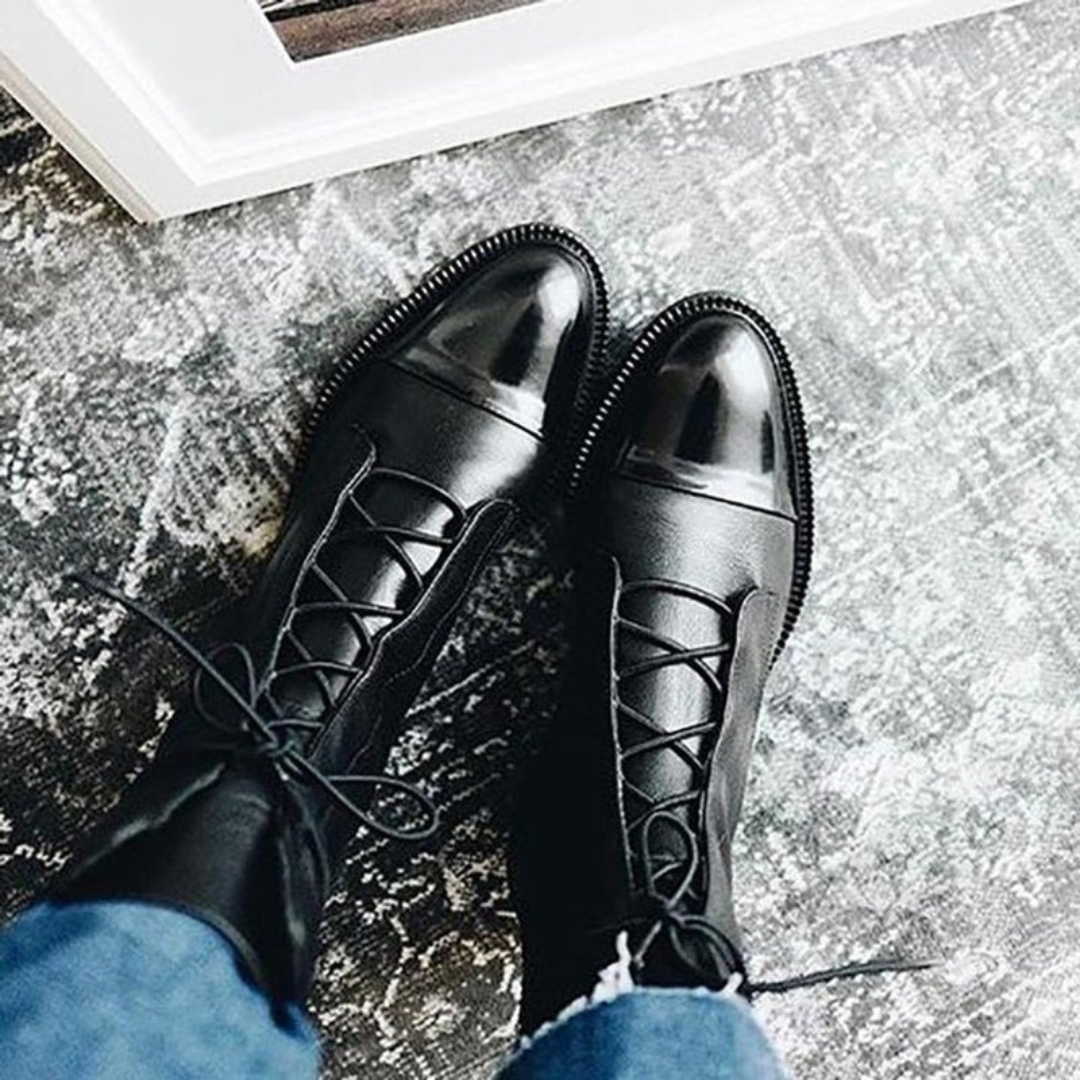 Juliana | Damen Orthopädische Stiefeletten Mit Vintage Design Und Komfort