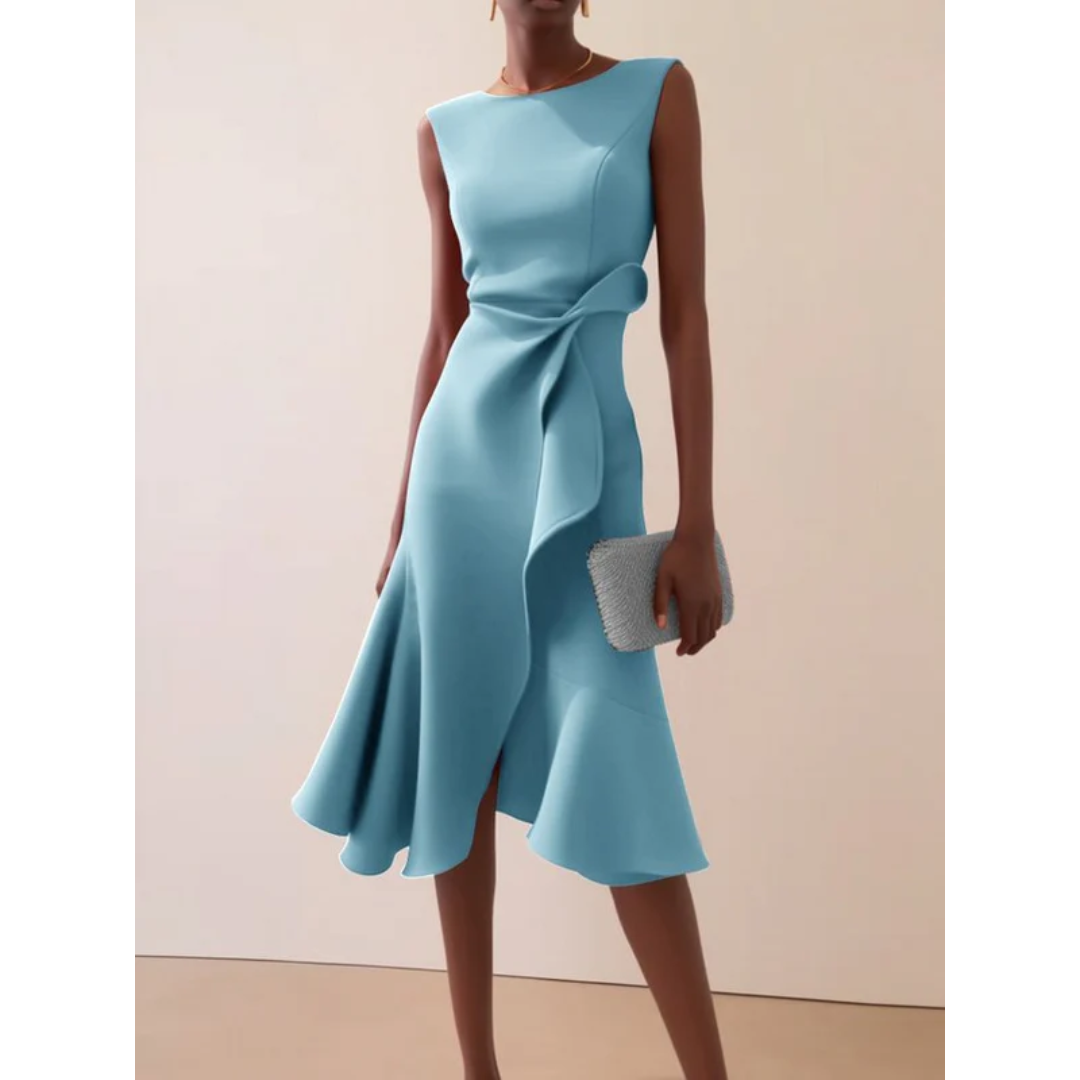 Julie | Damen Asymmetrisches Midikleid