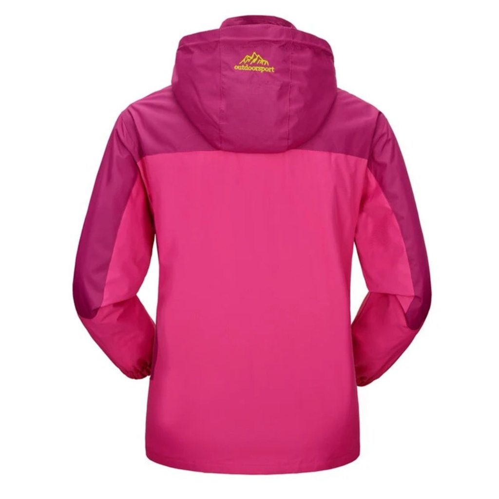 Juna | Damen Leichte Wasserdichte Regenjacke mit Kapuze