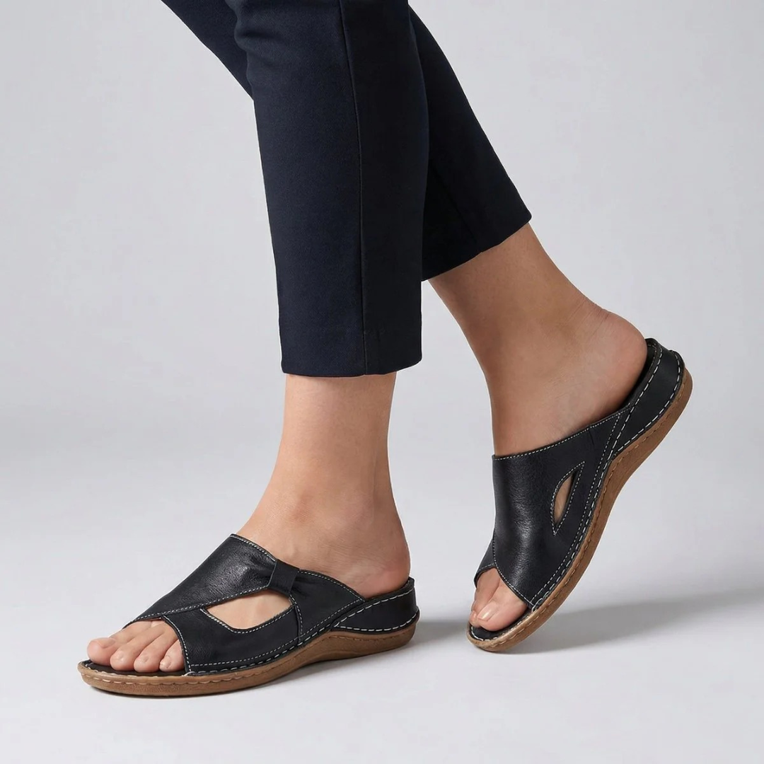Juna | Damen Orthopädische Elegante Slip-On Sandalen