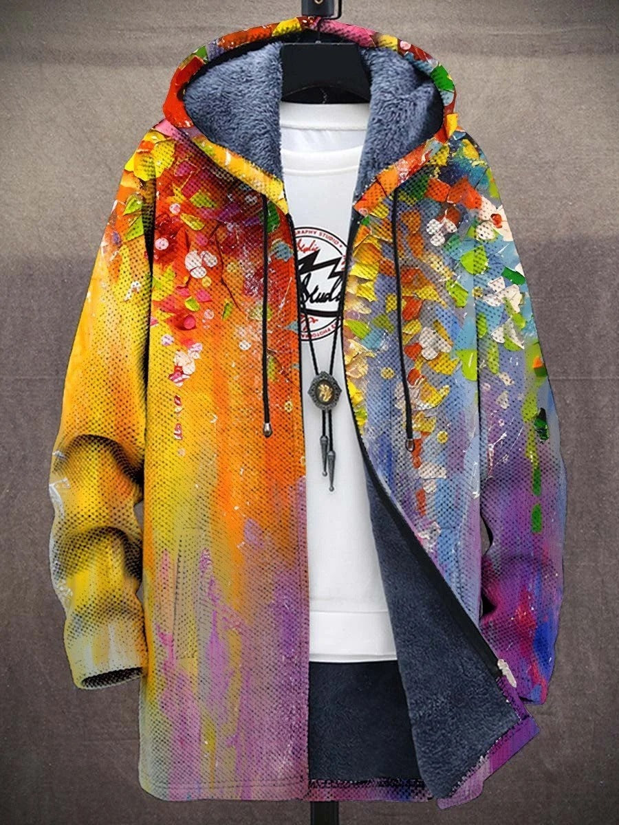 Juna | Damen Zip Hoodie Oversize Strickjacke