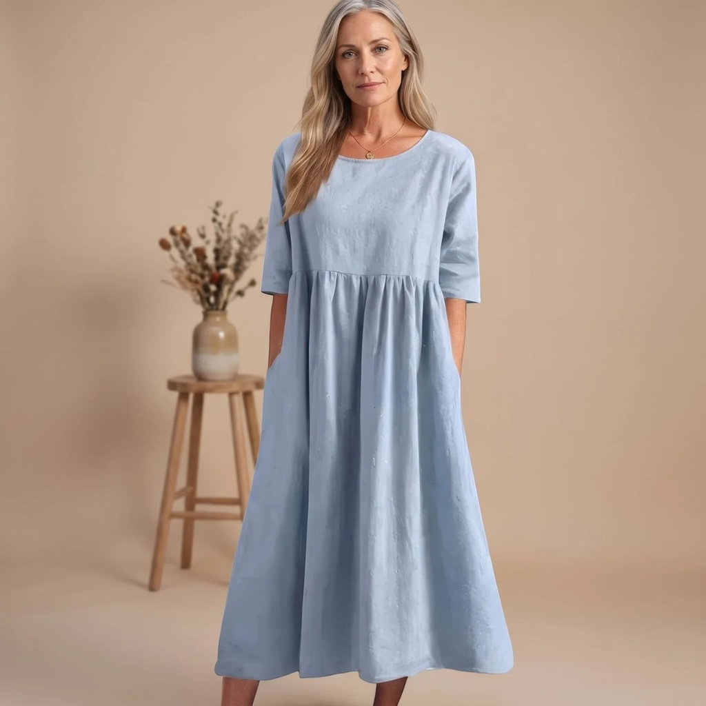 Jutta | Damen Abendkleid mit Taschen