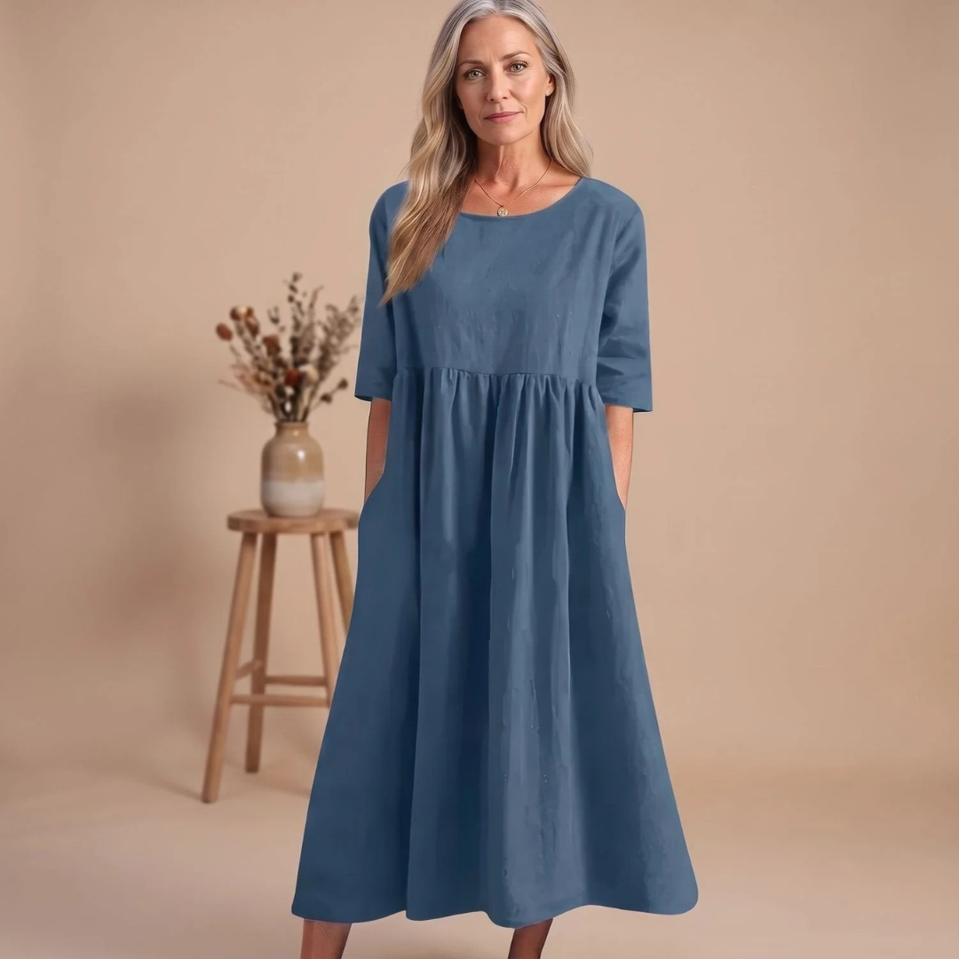 Jutta | Damen Abendkleid mit Taschen