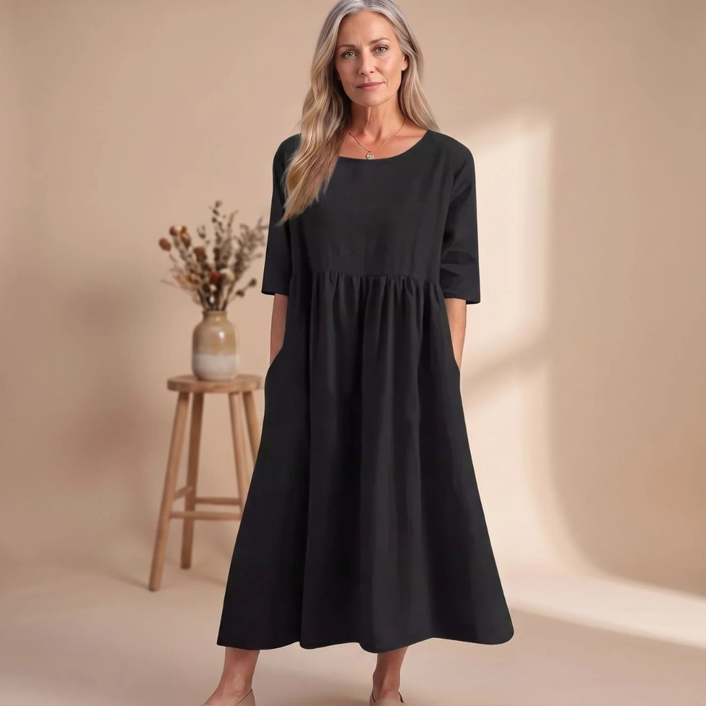 Jutta | Damen Abendkleid mit Taschen