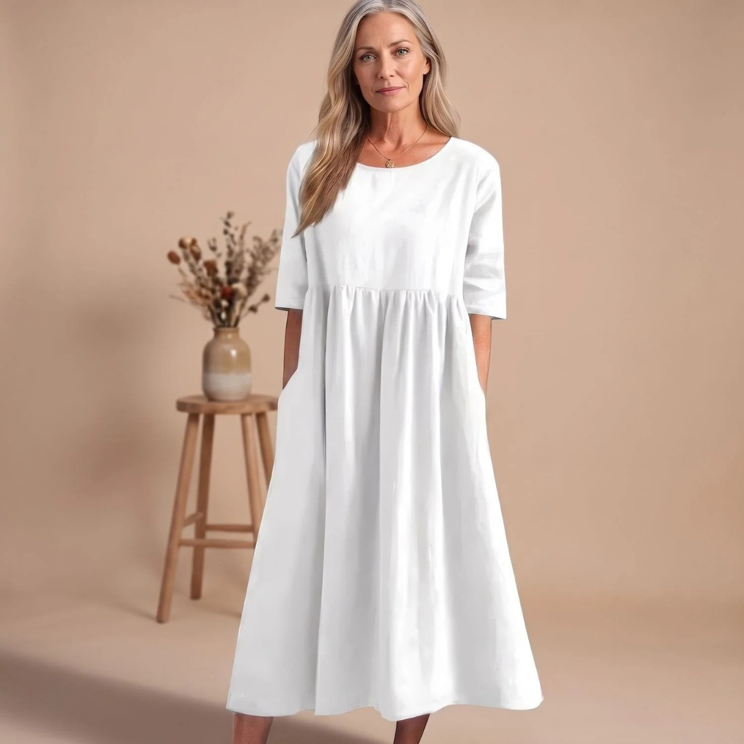 Jutta | Damen Abendkleid mit Taschen