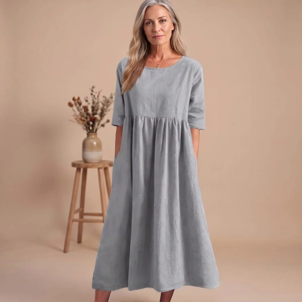 Jutta | Damen Abendkleid mit Taschen