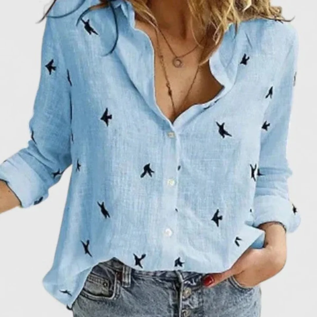 Kalea | Damen Bluse aus Leinen für den Sommer