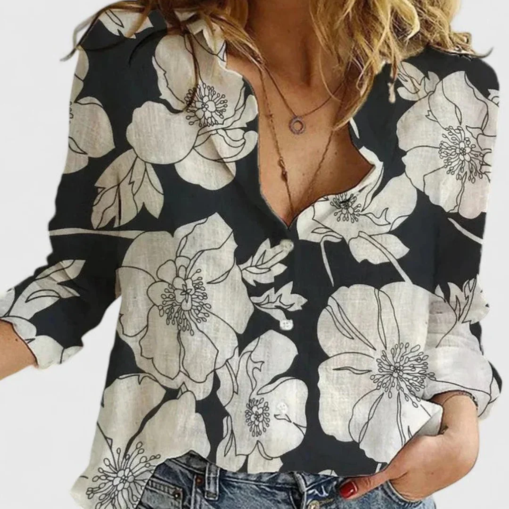Kalea | Damen Bluse aus Leinen für den Sommer