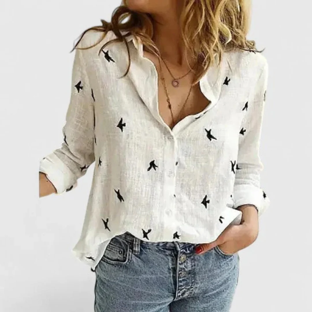 Kalea | Damen Bluse aus Leinen für den Sommer