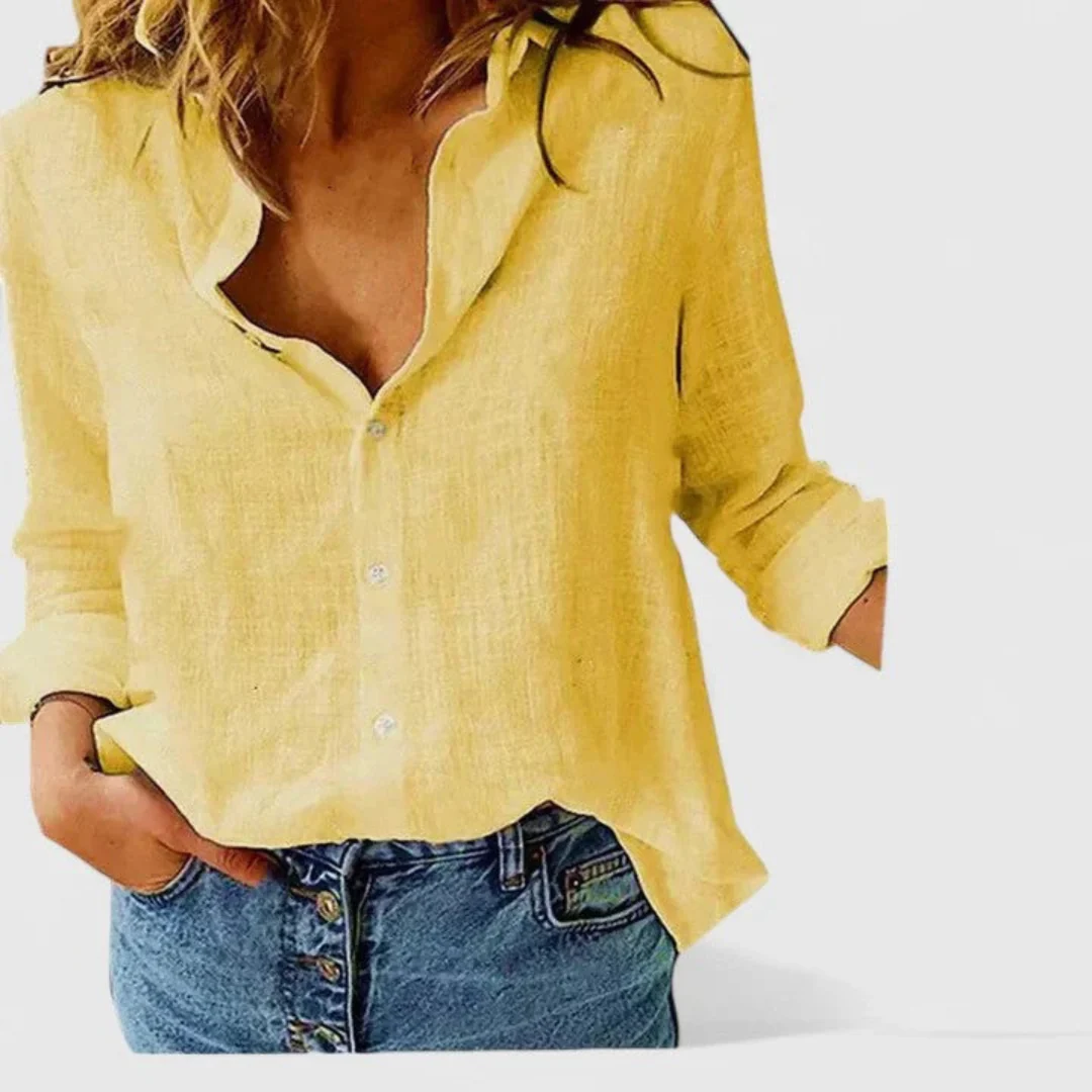 Kalea | Damen Bluse aus Leinen für den Sommer