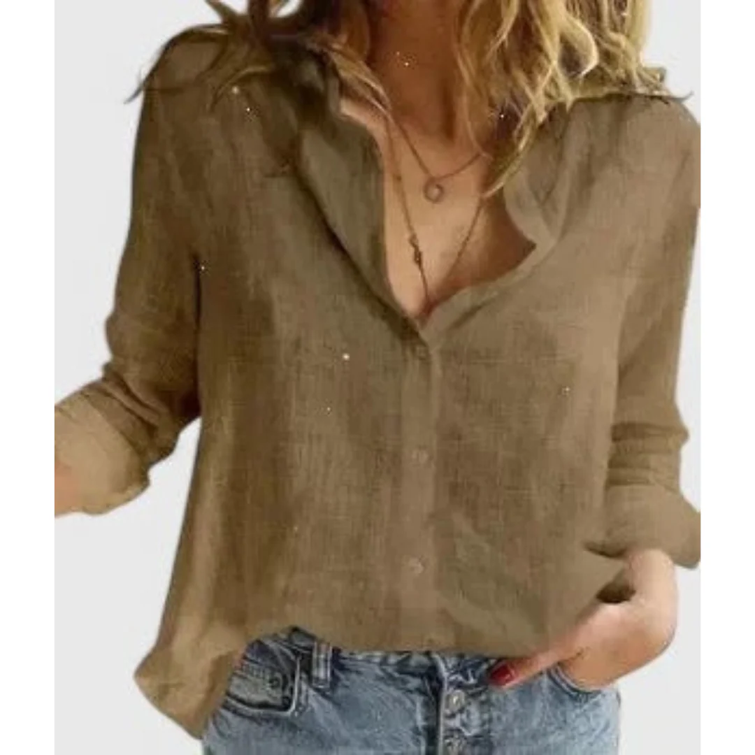 Kalea | Damen Bluse aus Leinen für den Sommer