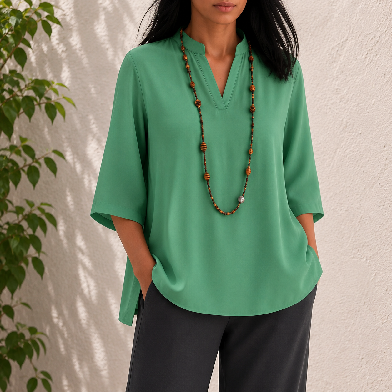 Karin | Damen Sommer Bluse Für Warme Tage