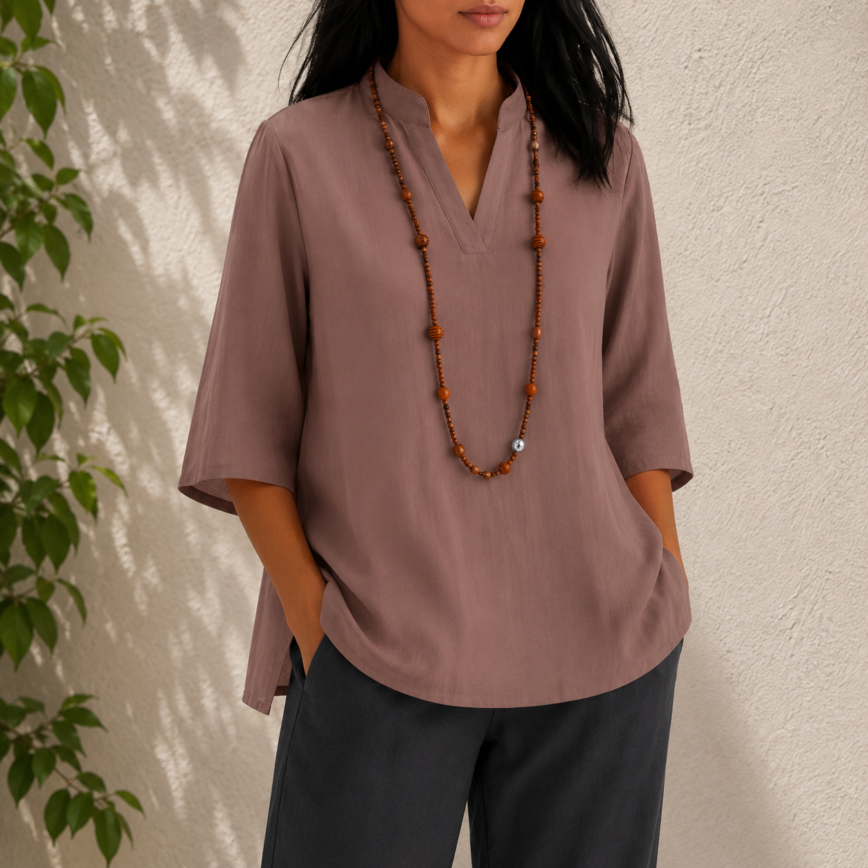 Karin | Damen Sommer Bluse Für Warme Tage