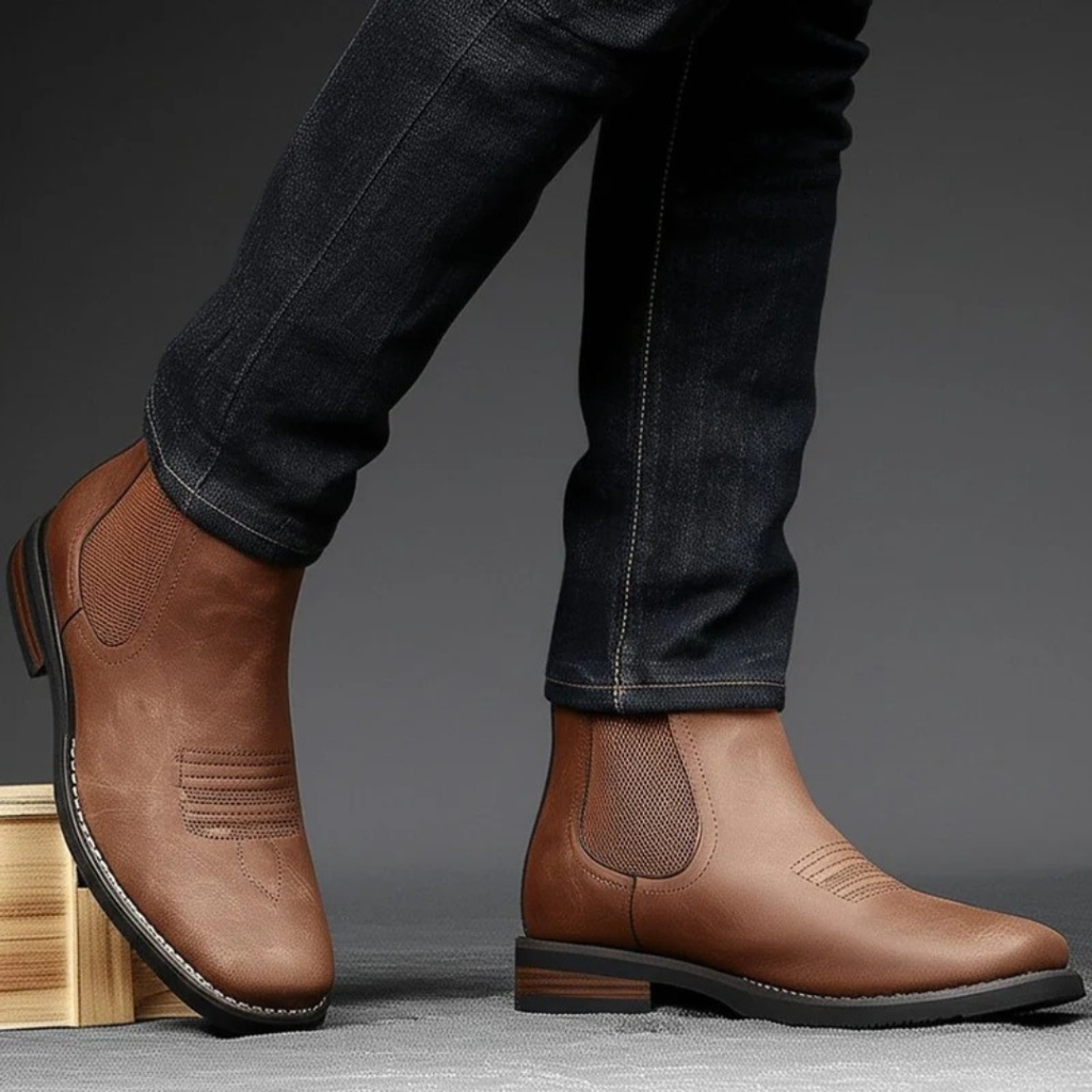 Karl | Herren Orthopädische Chelsea Boots aus Kunstleder