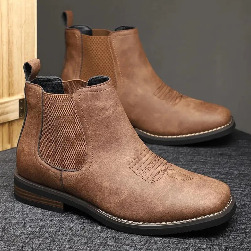 Karl | Herren Orthopädische Chelsea Boots aus Kunstleder
