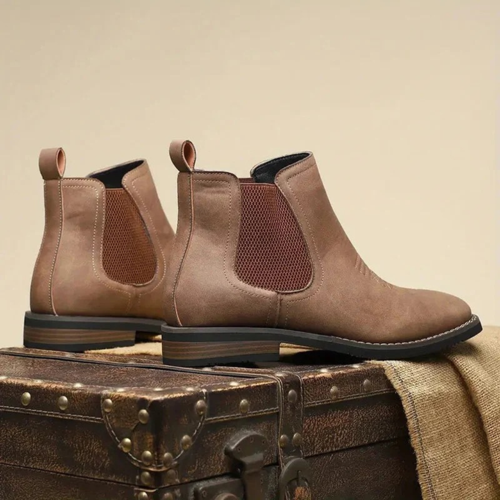 Karl | Herren Orthopädische Chelsea Boots aus Kunstleder