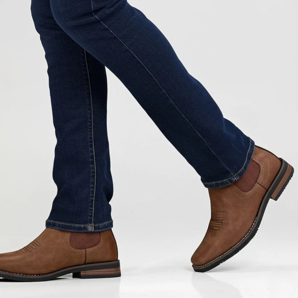 Karl | Herren Orthopädische Chelsea Boots aus Kunstleder