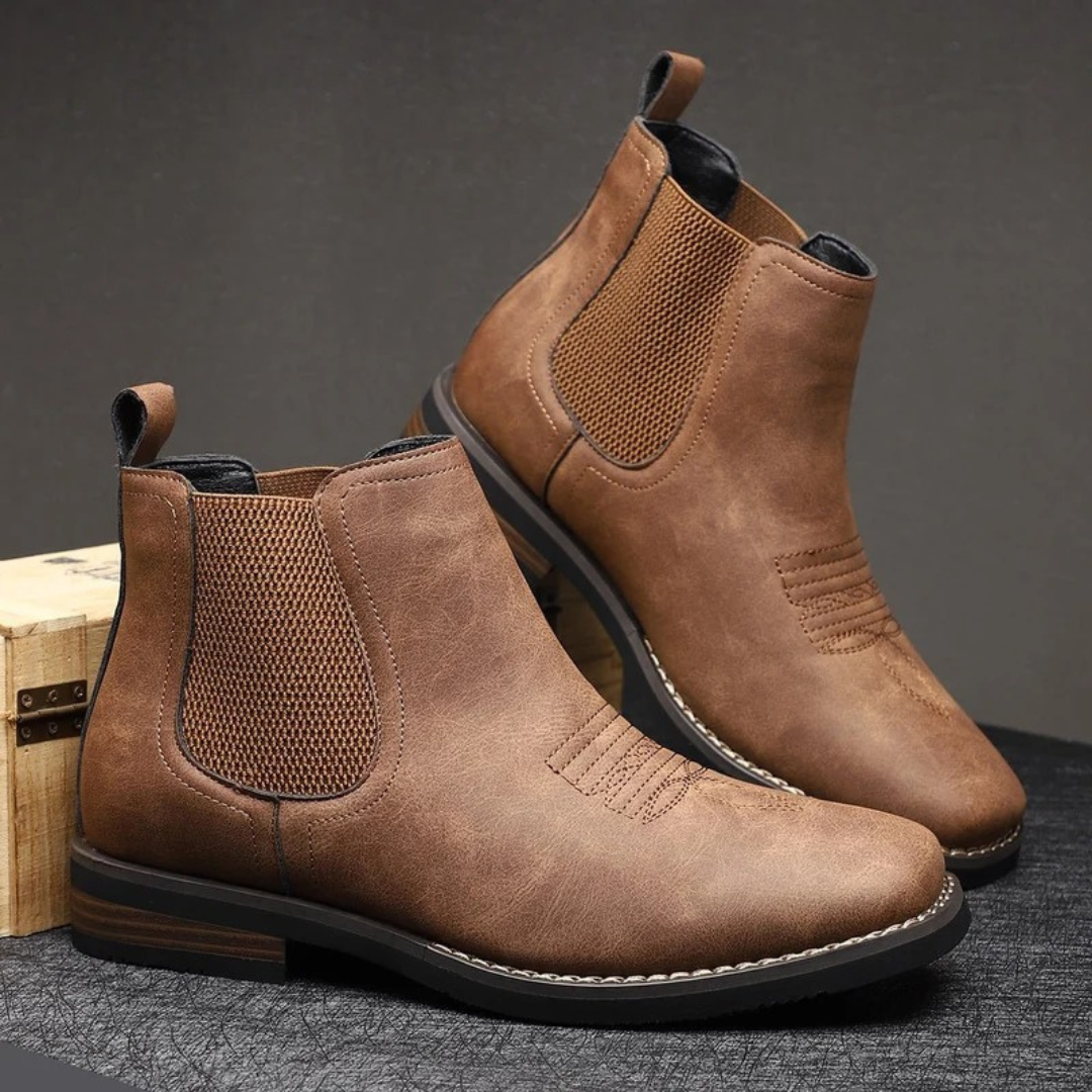 Karl | Herren Orthopädische Chelsea Boots aus Kunstleder