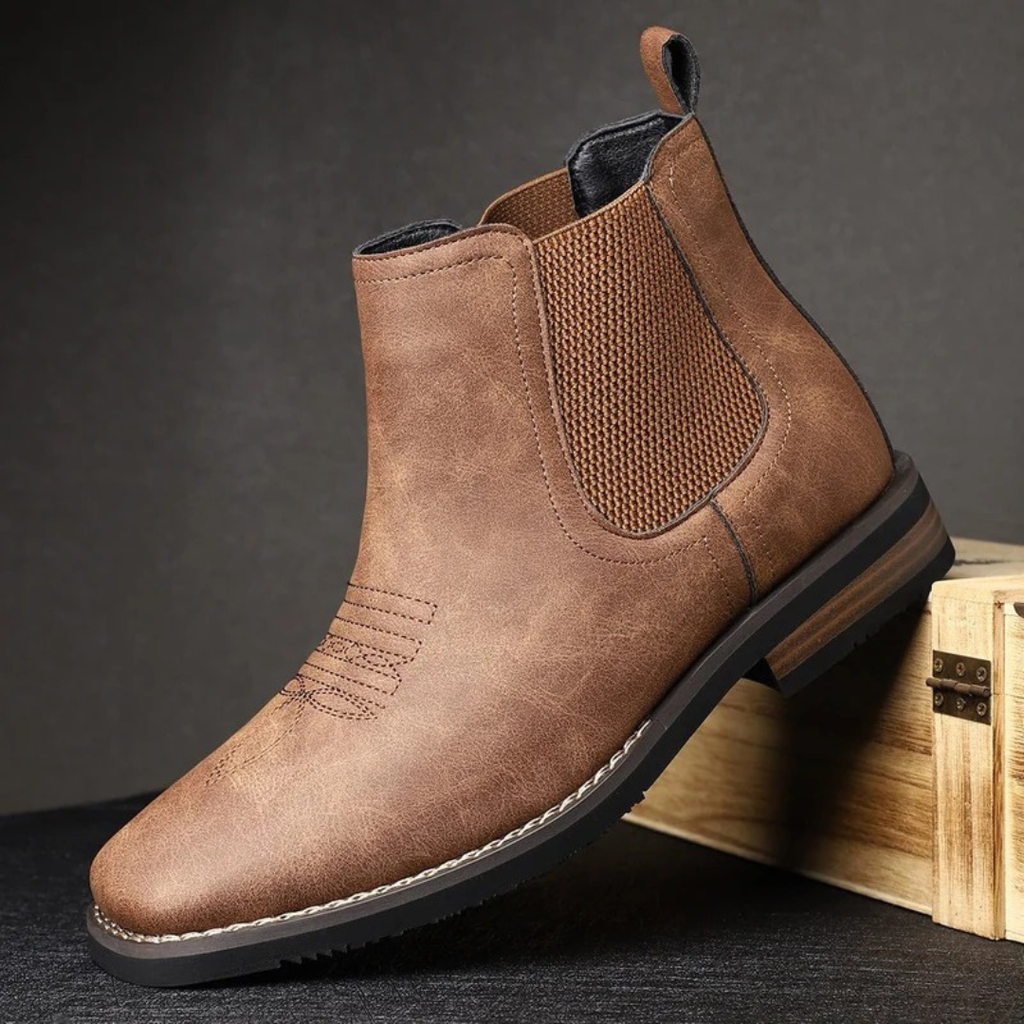 Karl | Herren Orthopädische Chelsea Boots aus Kunstleder