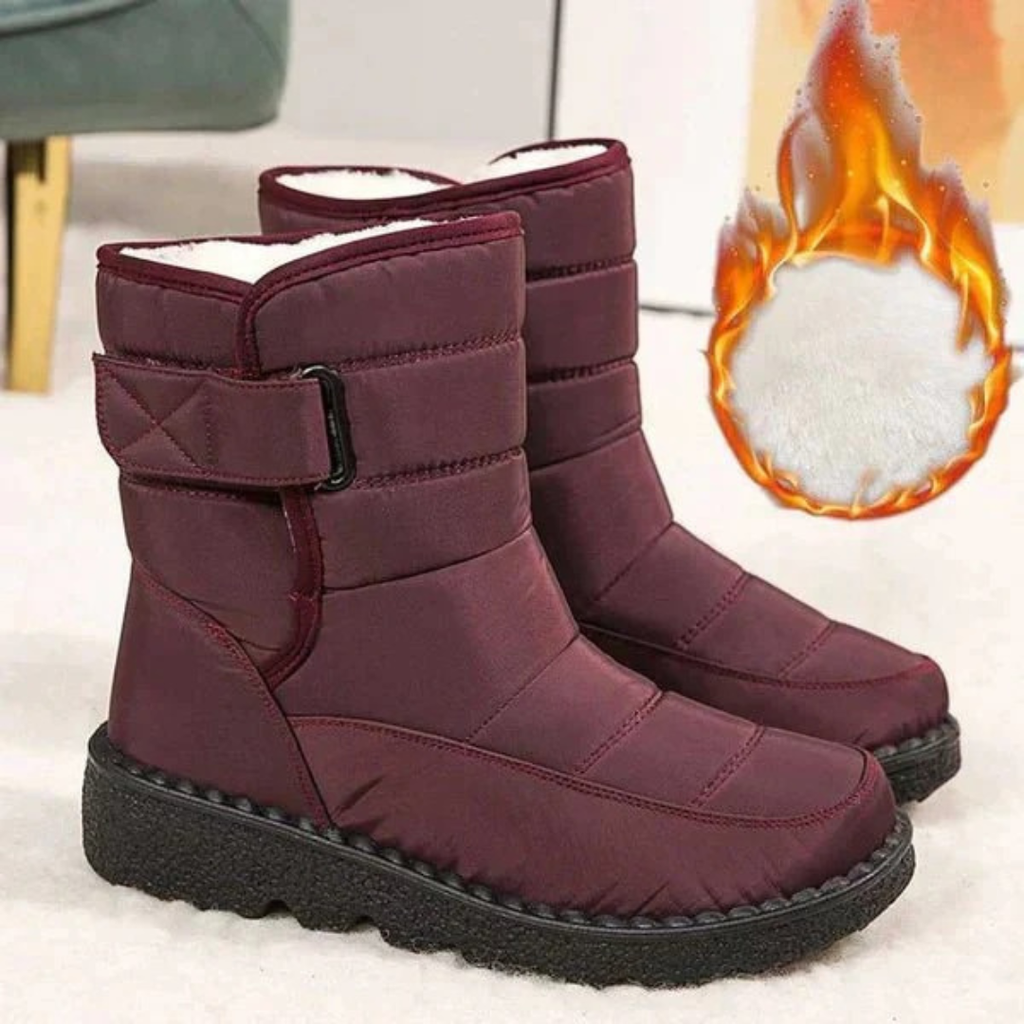 Karla | Damen Warme Wasserdichte Schuhe Stiefel