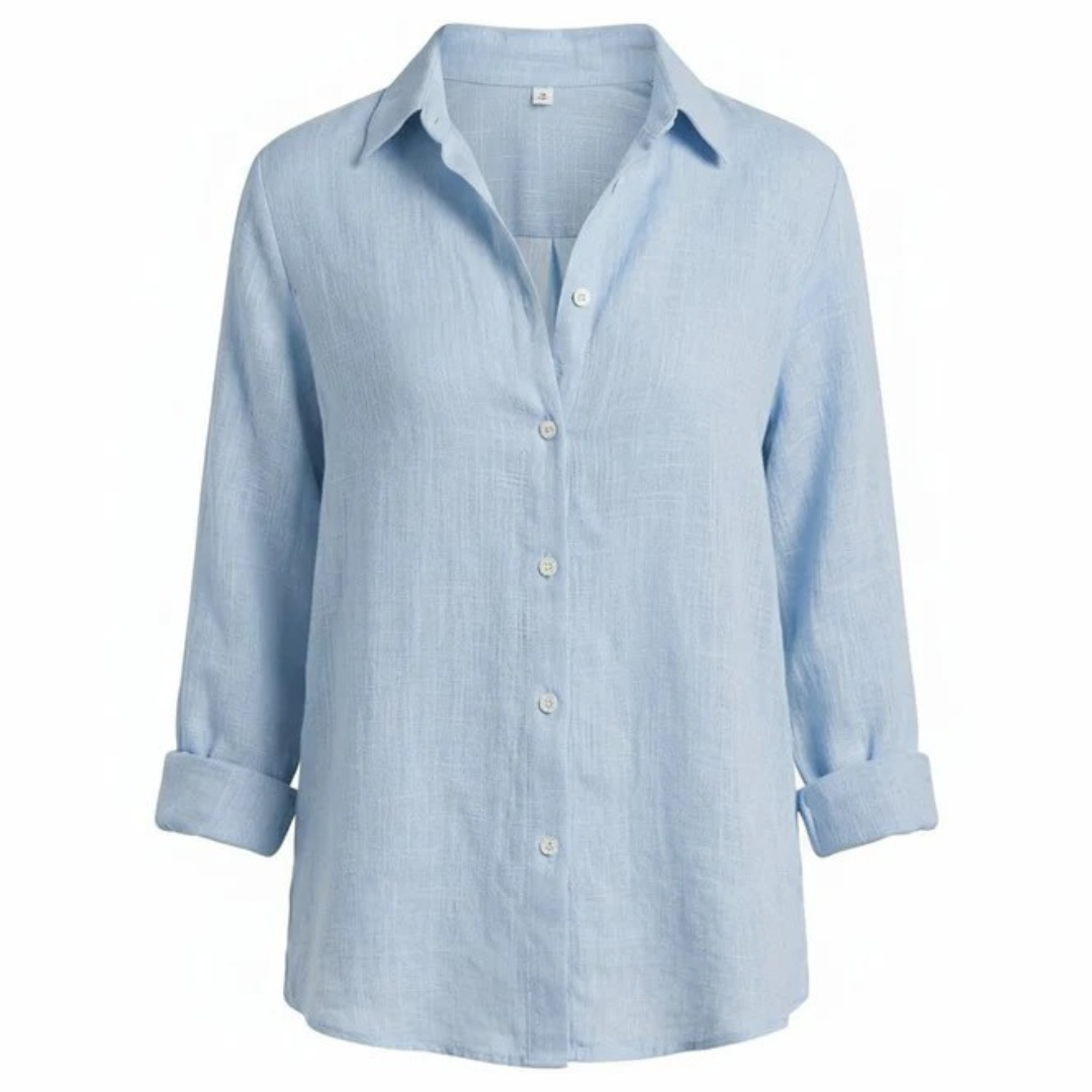 Katharina | Damen Sommer Bluse Mit Kragen