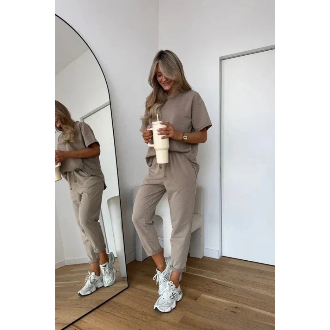 Katinka | Bequemer Damen Zweiteiler mit Shorts