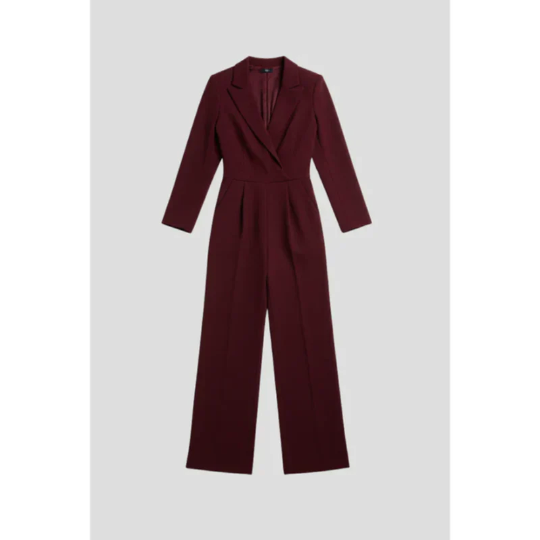 Katrin | Damen Jumpsuit Für Abend Mit Gürtel Schlicht
