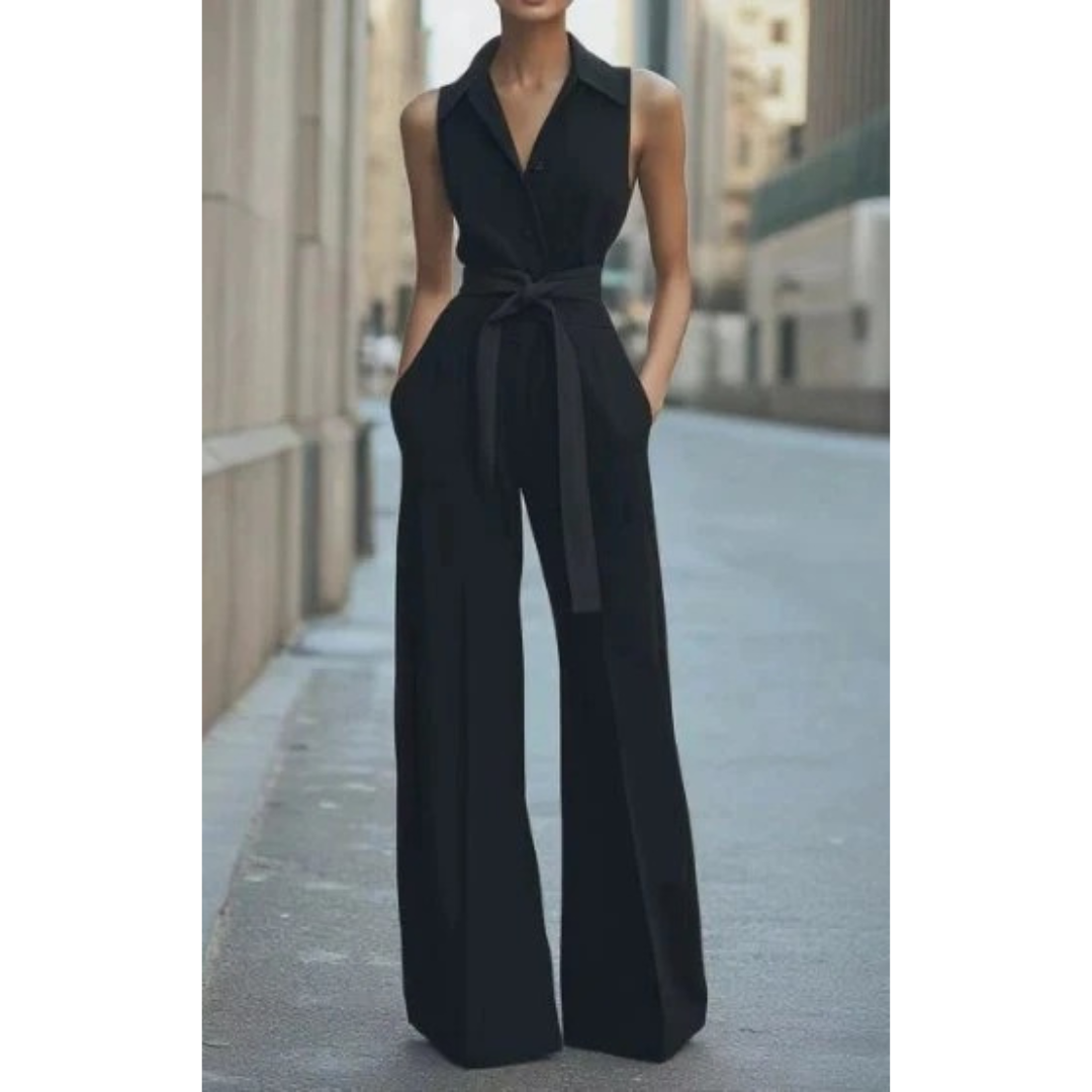 Kenya | Damen Sommer Jumpsuit Mit Weitem Bein