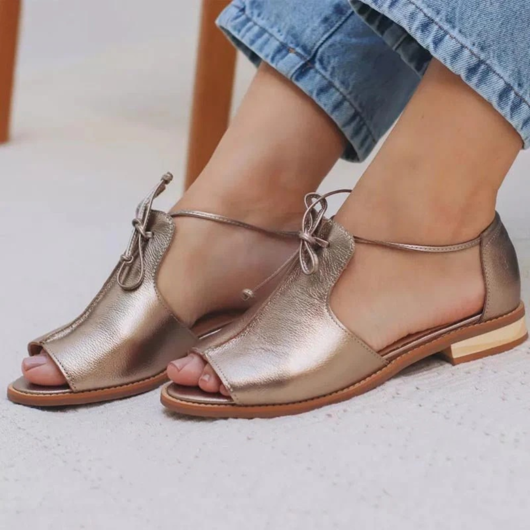 Kesha | Damen Orthopädische Sandalen Mit Schleife