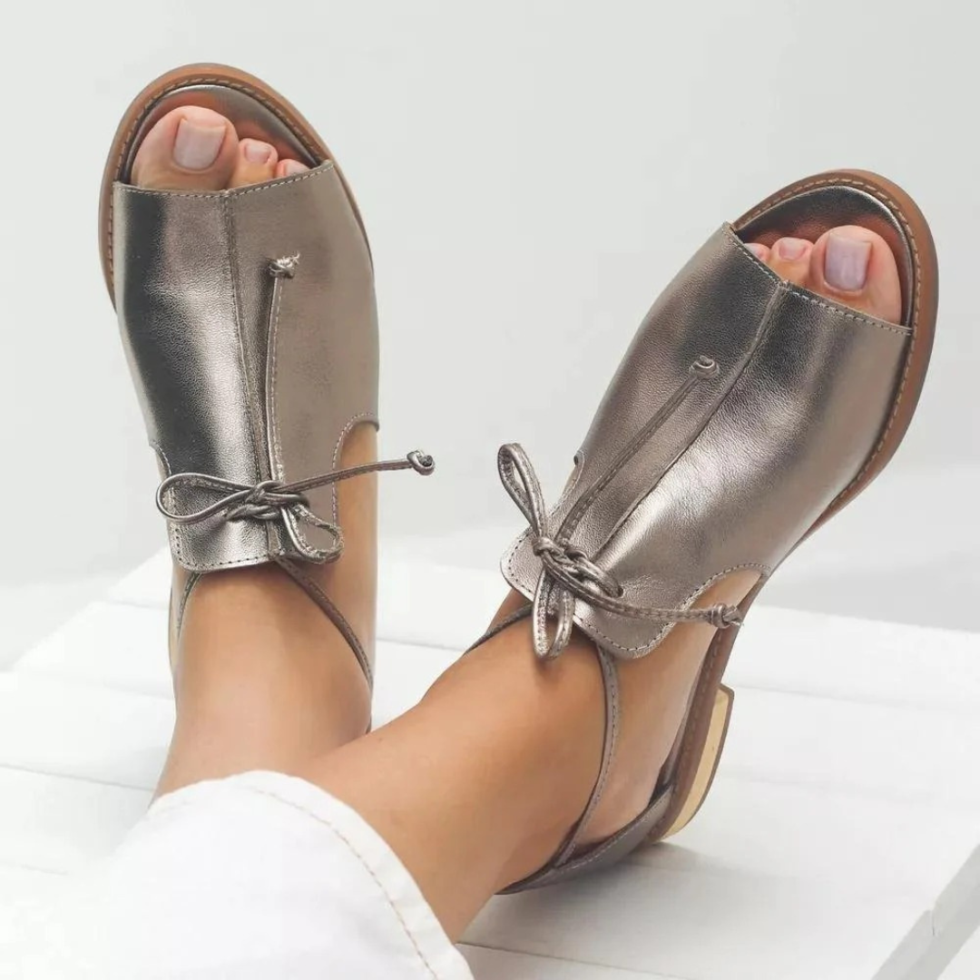 Kesha | Damen Orthopädische Sandalen Mit Schleife