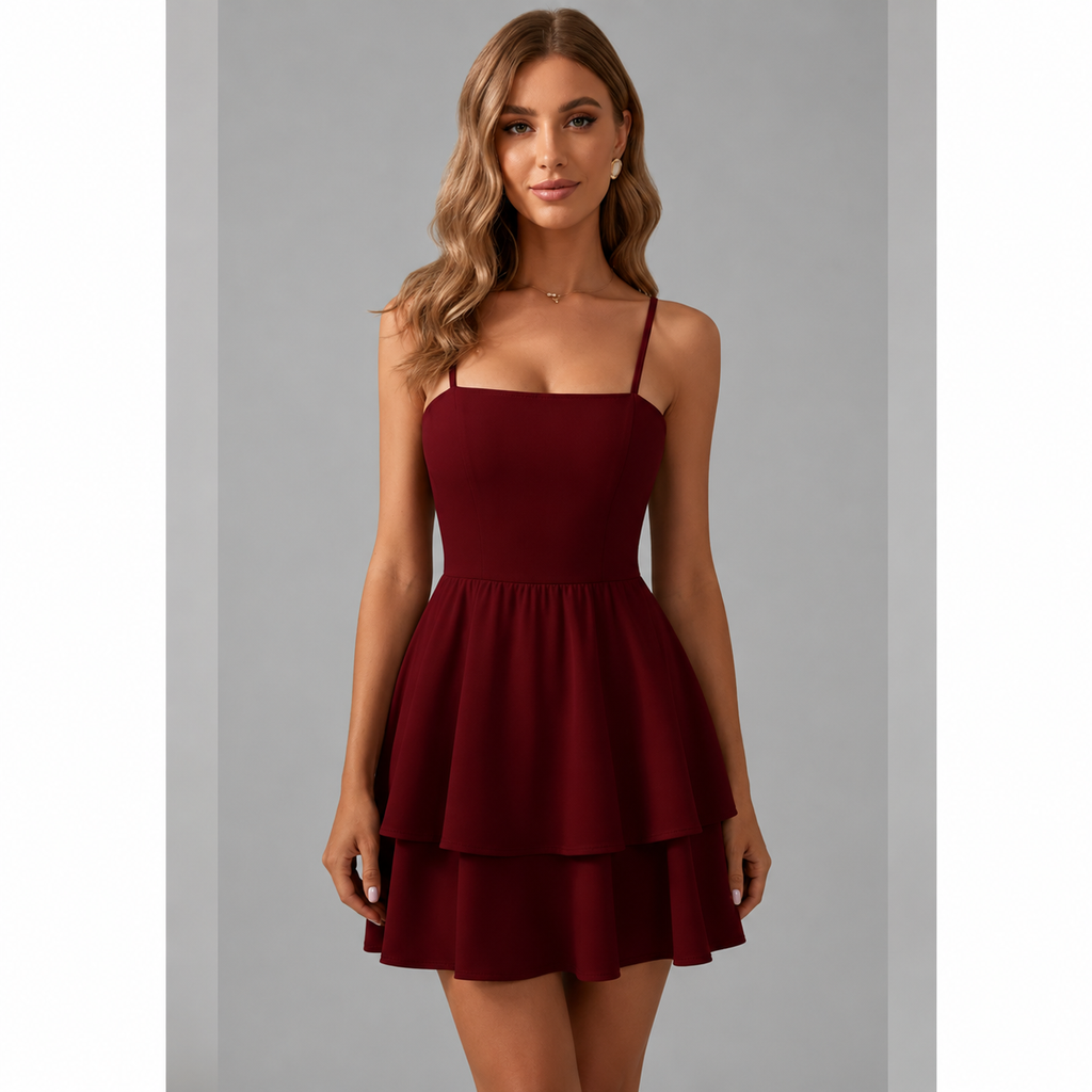 Kiana | Damen Sommerkleid Mini Freizeit Stilvoll