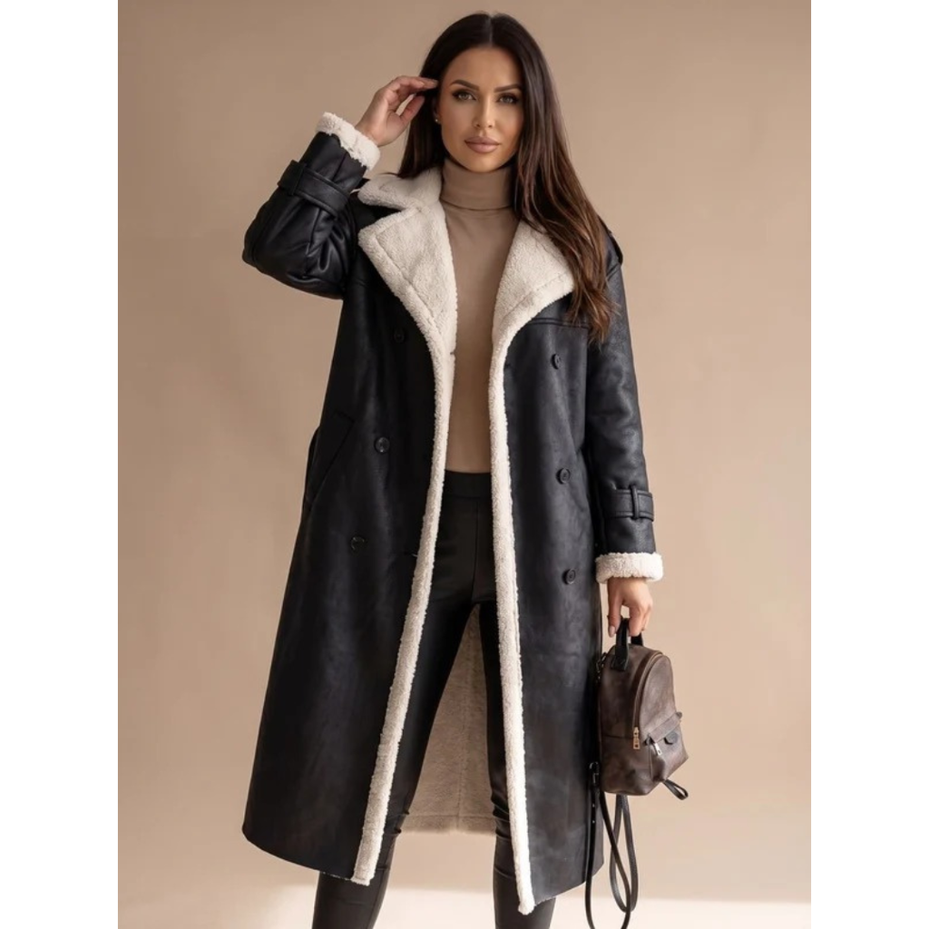 Kiana | Damen Winterjacke mit Teddy Futter