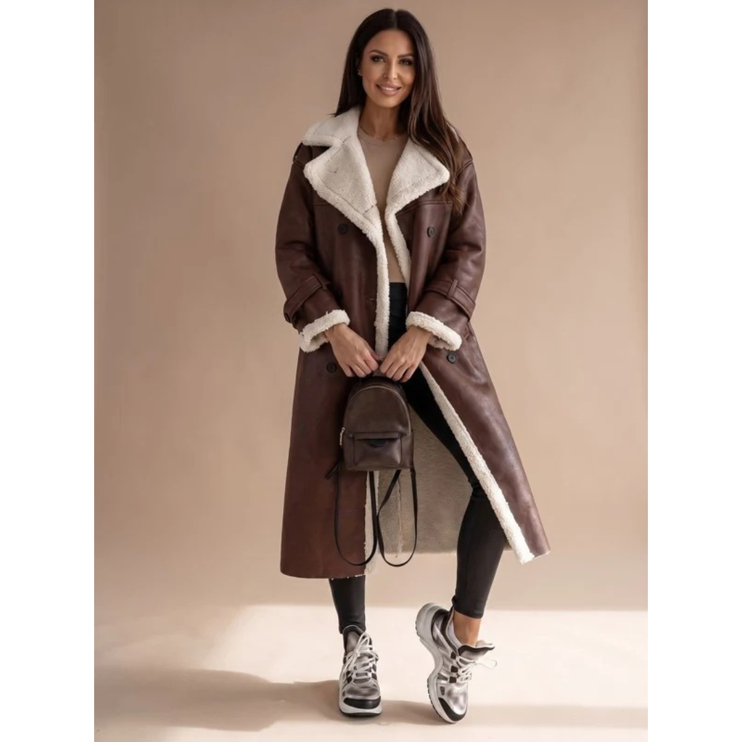 Kiana | Damen Winterjacke mit Teddy Futter