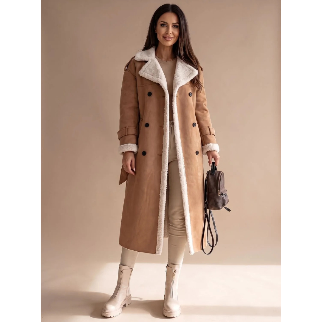 Kiana | Damen Winterjacke mit Teddy Futter