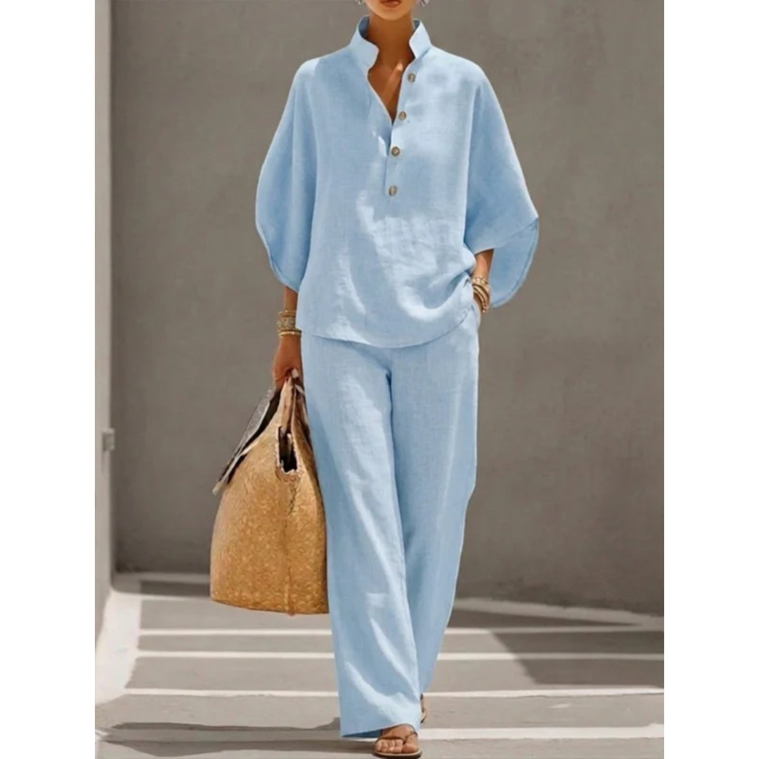 Kim | Damen Bequeme Zweiteiler Set
