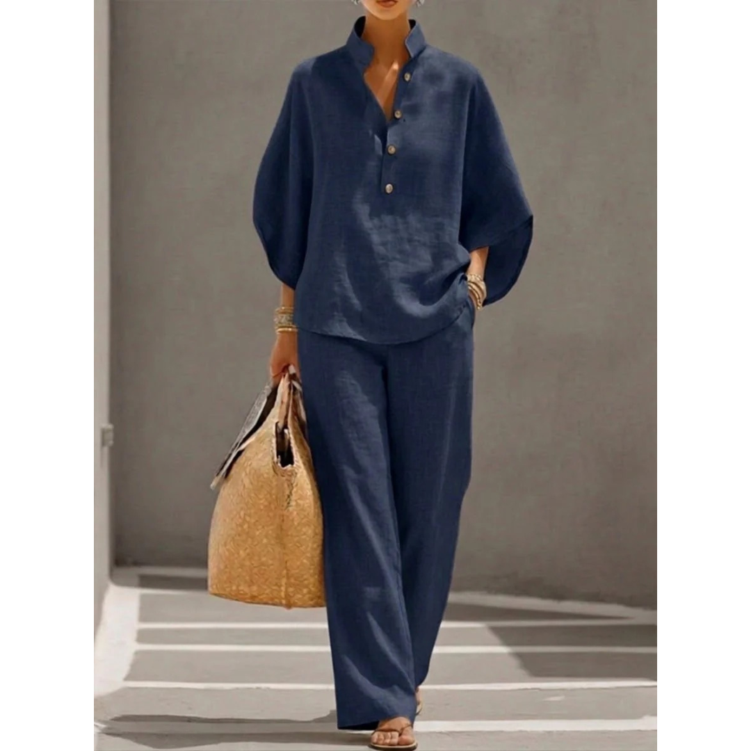 Kim | Damen Bequeme Zweiteiler Set