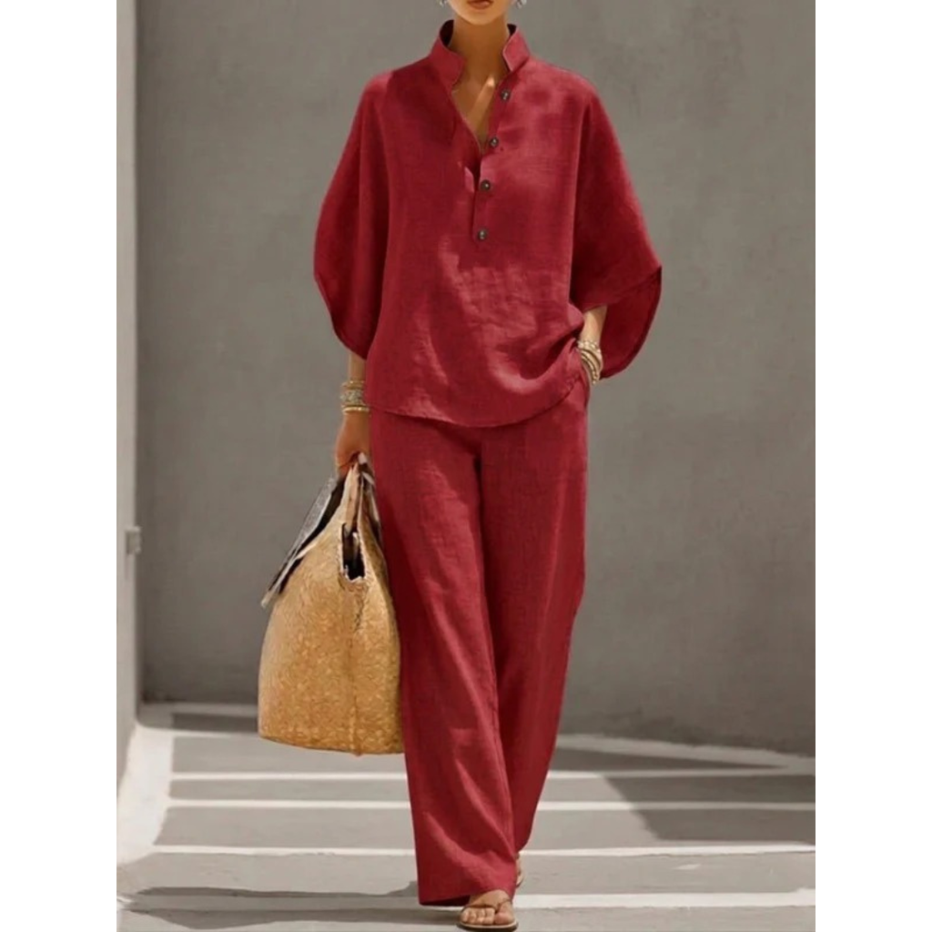 Kim | Damen Bequeme Zweiteiler Set