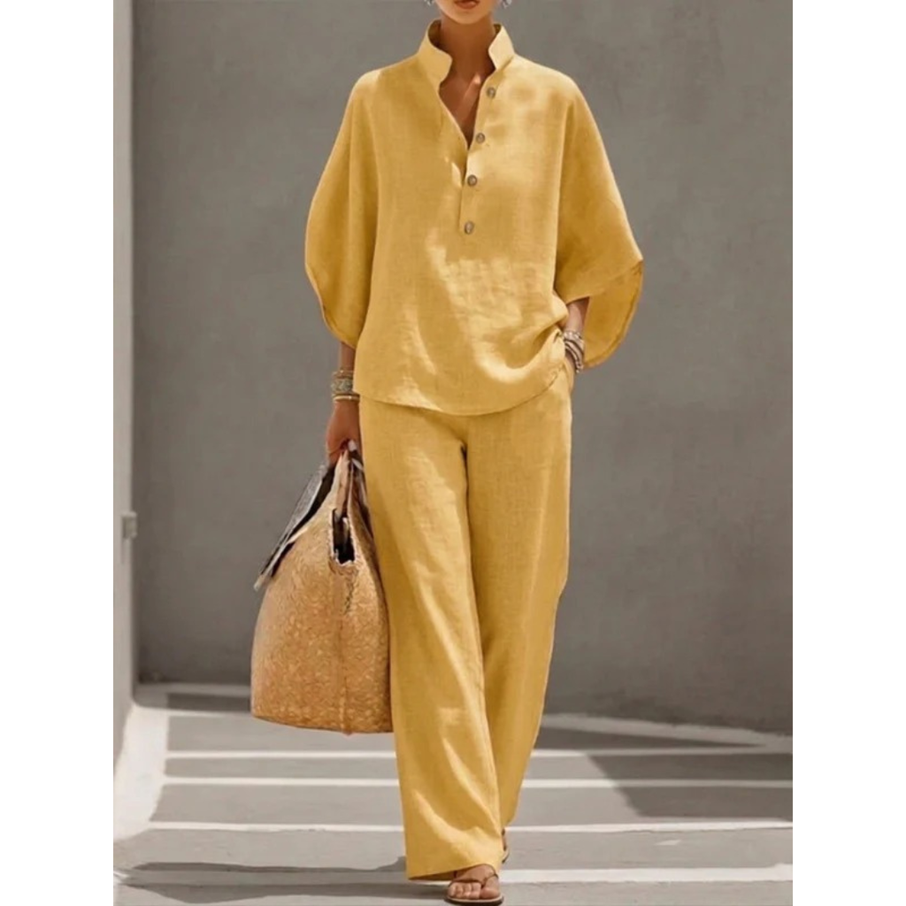 Kim | Damen Bequeme Zweiteiler Set