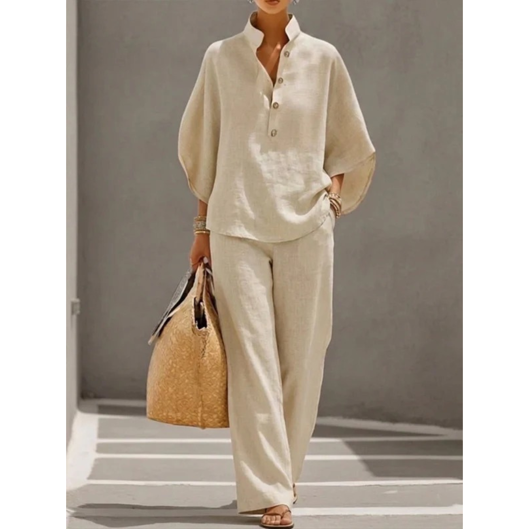 Kim | Damen Bequeme Zweiteiler Set