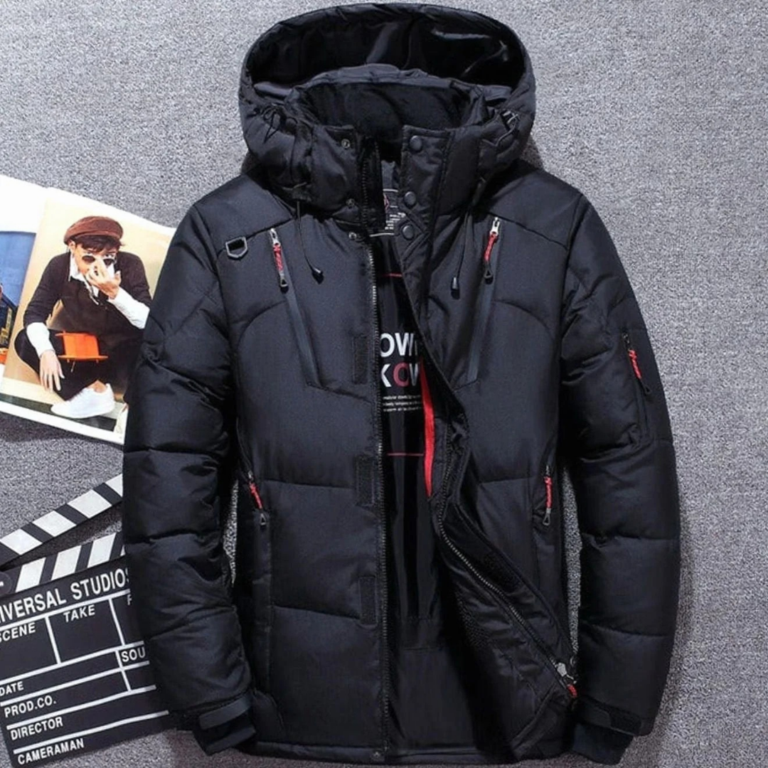 Kirsten | Damen Wasserdichte Regenjacke mit Kapuze, Reißverschluss und Futter