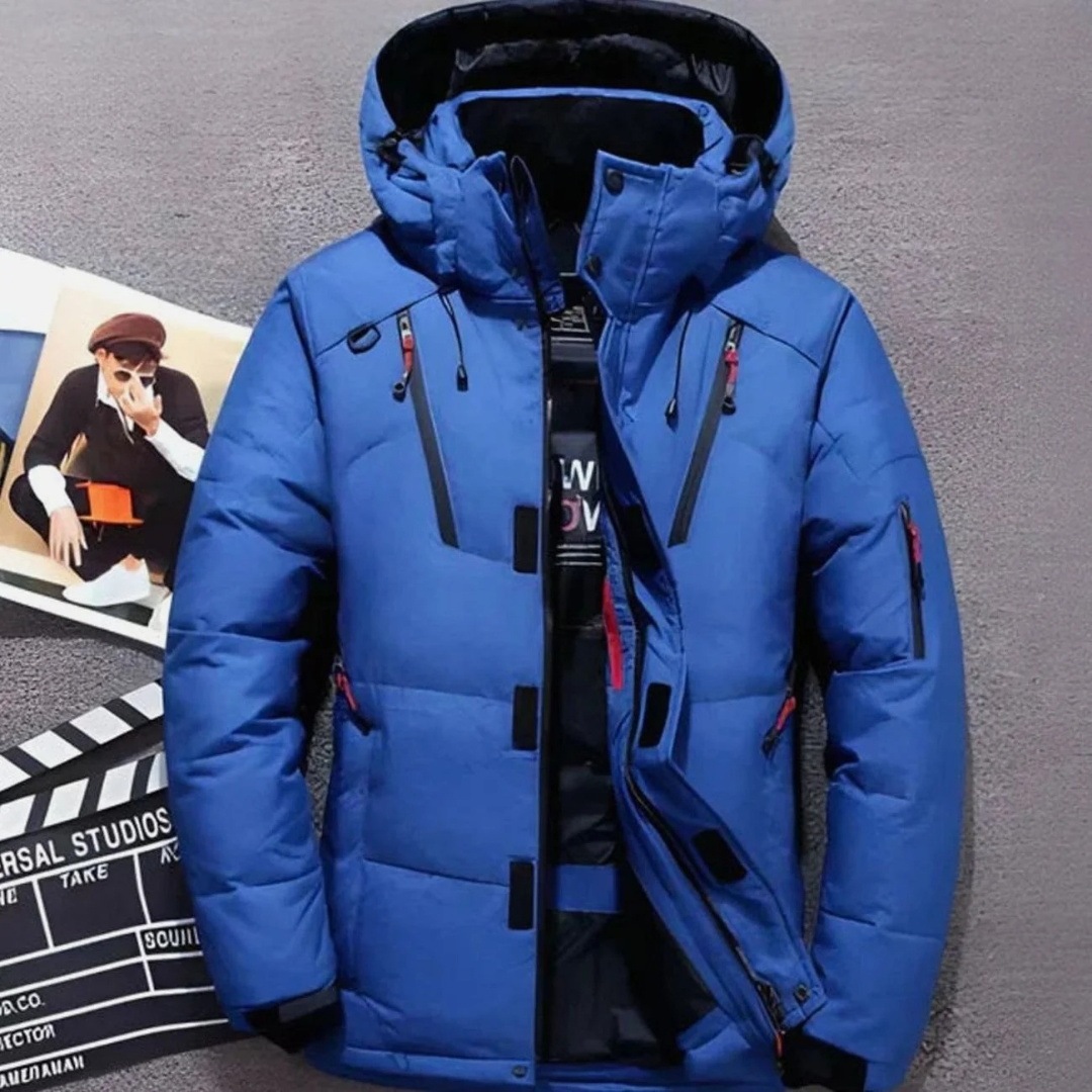 Kirsten | Damen Wasserdichte Regenjacke mit Kapuze, Reißverschluss und Futter